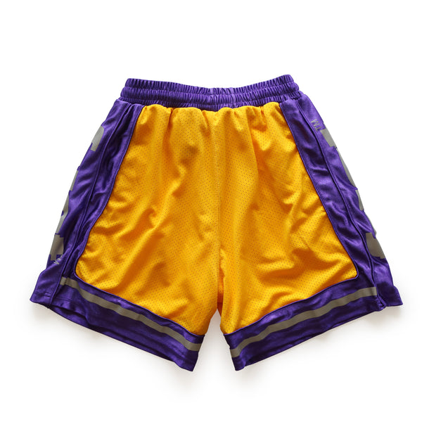 3M MESH SHORTS PURPLE/GOLD