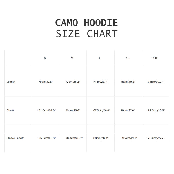 CAMO WORK HOODIE ORANGE