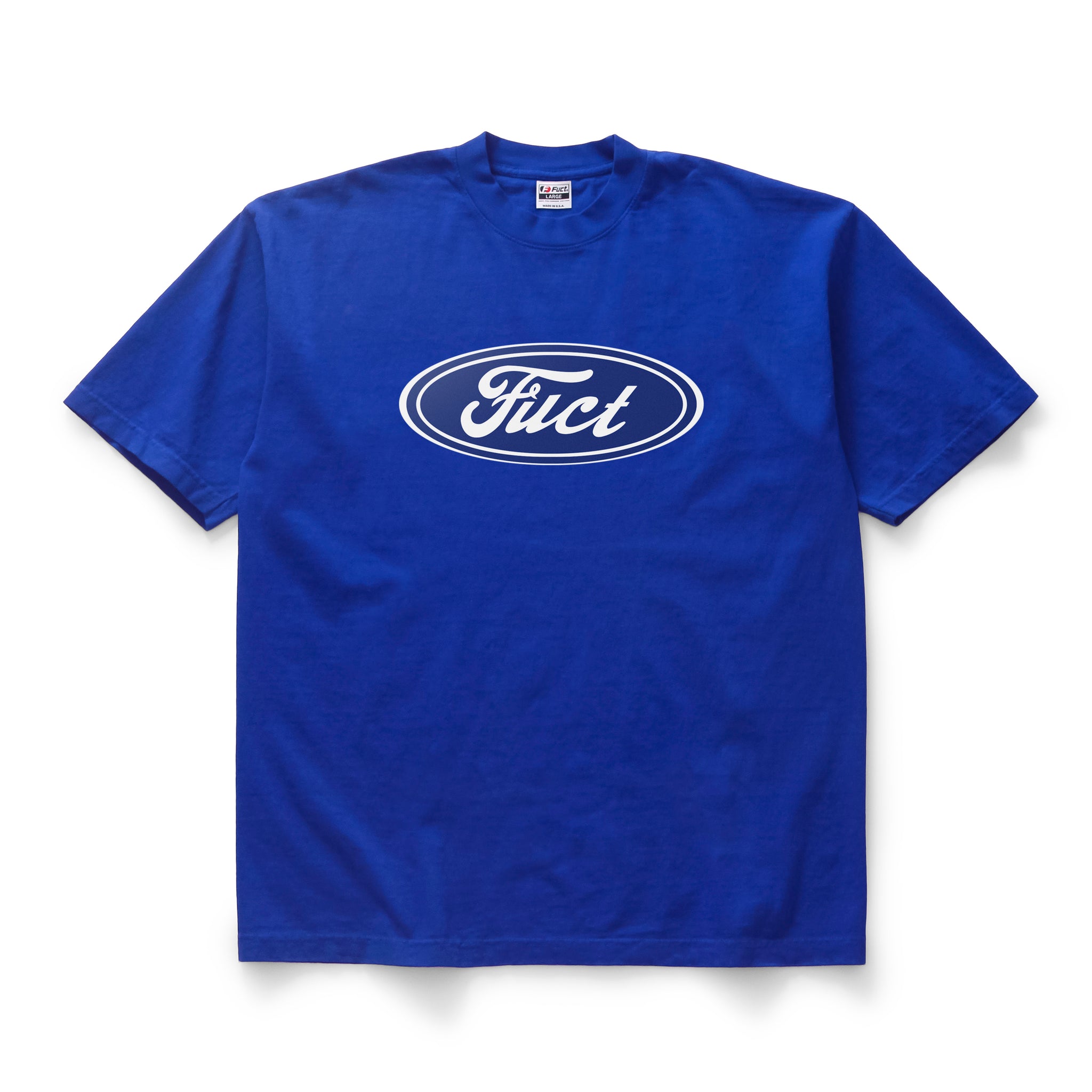 OVAL PARODY T-SHIRT COBALT BLUE
