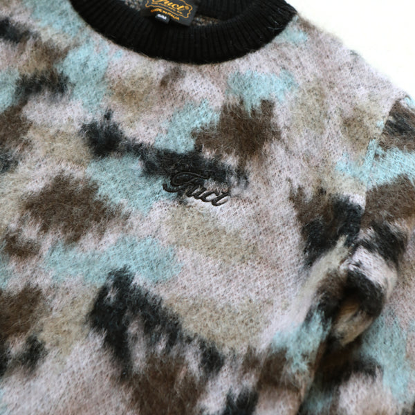 LAVENDER CAMO MOHAIR PULLOVER