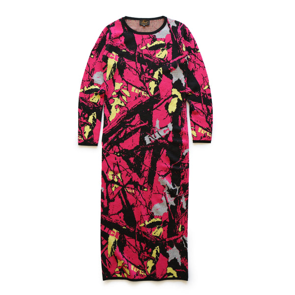 PINK FUCT CAMO TUBINO DRESS