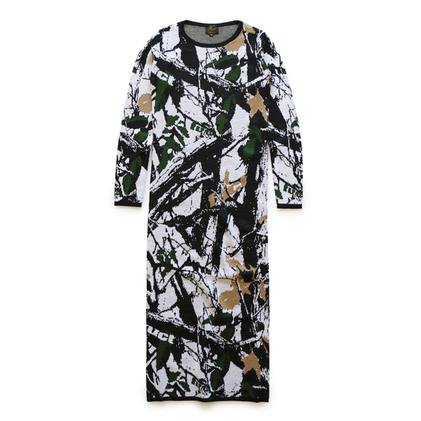 WHITE FUCT CAMO TUBINO DRESS