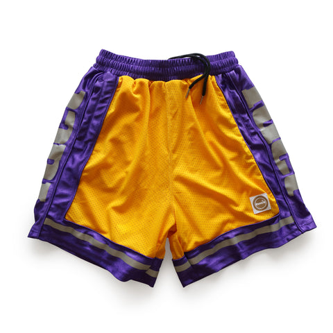 3M MESH SHORTS PURPLE/GOLD
