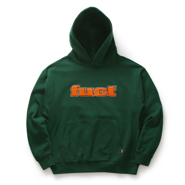 OG LOGO SATIN APPLIQUÉ HOODIE IVY GREEN