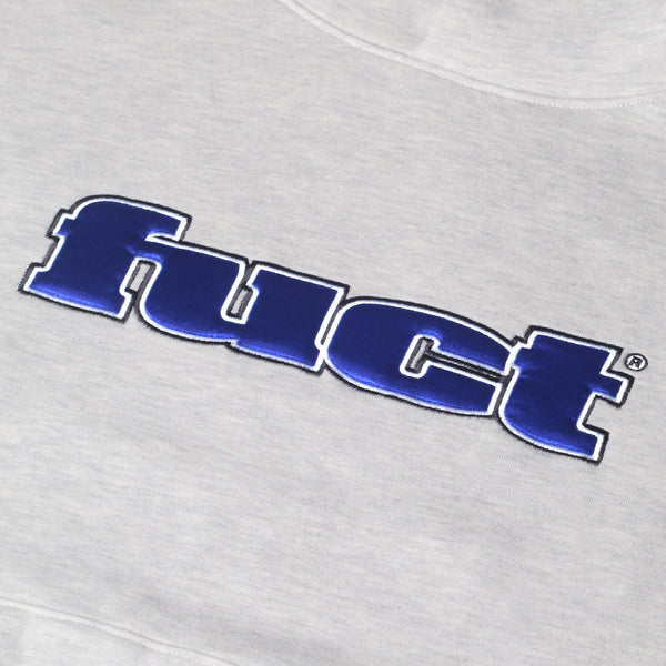 OG LOGO SATIN APPLIQUÉ HOODIE HEATHER
