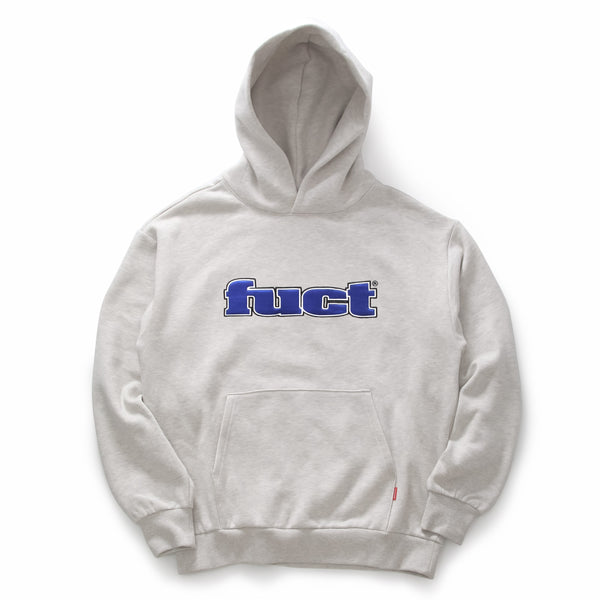 OG LOGO SATIN APPLIQUÉ HOODIE HEATHER