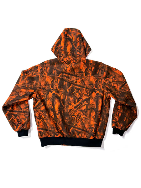 CAMO WORK HOODIE ORANGE