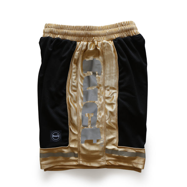 3M MESH SHORTS BLACK/GOLD
