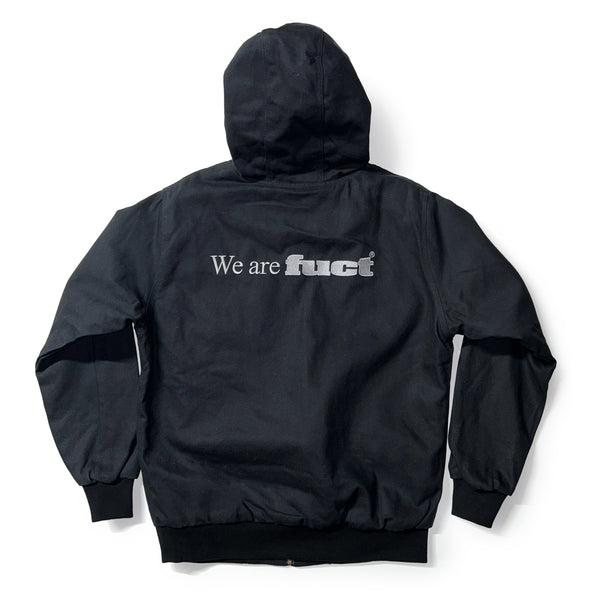 WE ARE FUCT CANVAS WORKWEAR JACKET [BLACK]